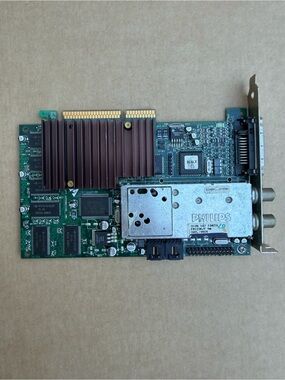 3dfx Voodoo3 3500 TV 16MB AGP Graphics Card V3T416 Philips TV/FM Tuner Rare